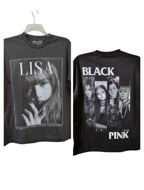 5633) Blackpink Lisa Medium Short Sleeve Tee Cotton